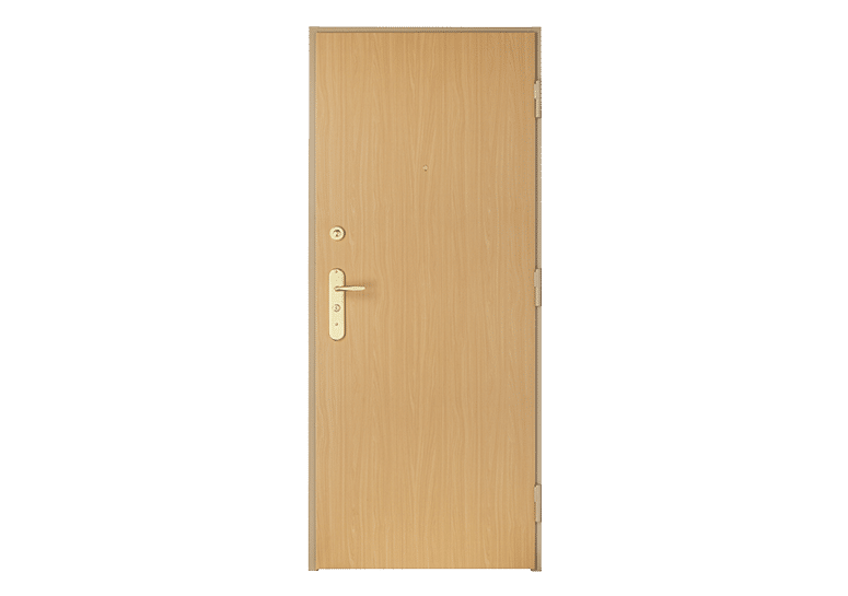 Porte blindée Fichet Foxeo S avec panneau bois
